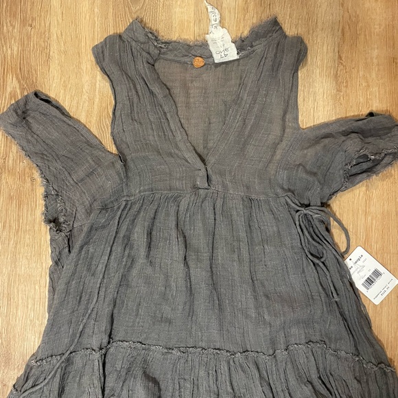 Free People Cold Shoulder Mini Dress - Picture 3 of 8